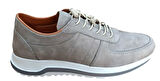 R&yıl 2926 Erkek Hakiki Deri Casual Poli Taban Ayakkabı Nubuk Gri