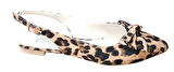 Swell Soft 06-305 Kadın Fiyonklu Arka Açık Babet Leopar