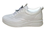 Modessa 121 Kadın Hakiki Deri Casual Comfort Ayakkabı Taş