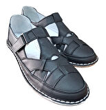 Fabbi 1025 Kadın Hakiki Deri Casual Comfort Ayakkabı Siyah