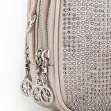 Nas 948 Kadın Taşlı El Ve Omuz Çapraz Çantası Bej