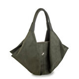 Nas 1271 Kadın Omuz Çantası Nubuk Haki