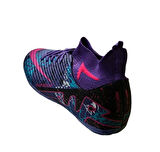 La Liga H565 Erkek Çoraplı Halı Saha Ayakkabısı Mor - Fuşya