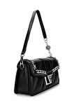 Guja C1002 Kadın Taşlı Omuz Çantası Siyah