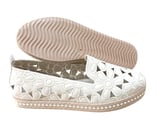 Green Mod 26y923 Kadın Nakışlı Lazerli Espadril Babet Bej