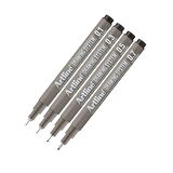 Teknik Çizim Kalemi 0.1 - 0.3 - 0.5 - 0.7 Mm Siyah 4 Lü Set Artline Drawing Teknik Çizim Kalemi