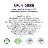 Alfa Lipoik Asit Kapsül