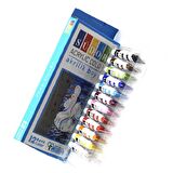 Akrilik Boya 12 Renk Tüp 9ml*12 Südor Akrilik Boya 12 li 1 Paket