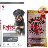 Reflex Kuzu Etli ve Pirinçli Yavru Köpek Maması Açık 1 Kg
