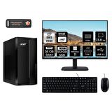 Acer Aspire TC1760 i3 12100 36GB 512GB SSD W11P DT.BHUEM.004 MASAÜSTÜ PC & 23.8" MONİTÖR