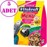 Vitakraft Papağan Yemi Premium Menü Jod Vital 1 Kg 5 AD