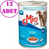 Mio Balıklı Yetişkin Kedi Konservesi 415 Gr 12 AD