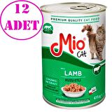Mio Kedi Konservesi Kuzu Etli 415 GR 12 AD