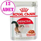 Royal Canin İnstinctive Gravy Kedi yaş Mama 85 Gr 12 Adet