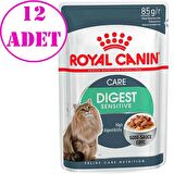 Royal Canin Digest Sensitive Kedi Yaş Mama 85 gr 12 Ad