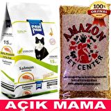Paw Paw Sterilised Somonlu Kısırlaştırılmış Kedi Maması Açık 1 Kg