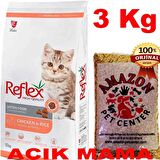 Reflex Kitten Tavuklu Yavru Kedi Maması Açık 3 Kg