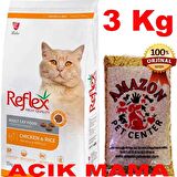 Reflex Tavuklu Kedi Maması Açık 3 Kg