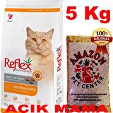 Reflex Tavuklu Yetişkin Kedi Maması Açık 5 Kg
