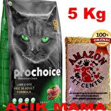 Prochoice Kuzu Etli Kedi Maması Açık 5 Kg