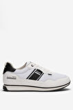 Erkek Günlük Sneaker Spor Ayakkabı BEYAZ - SİYAH