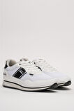 Erkek Günlük Sneaker Spor Ayakkabı BEYAZ - SİYAH