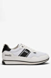 Erkek Günlük Sneaker Spor Ayakkabı BEYAZ - SİYAH