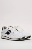 Erkek Günlük Sneaker Spor Ayakkabı BEYAZ - SİYAH