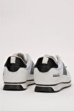 Erkek Günlük Sneaker Spor Ayakkabı BEYAZ - SİYAH