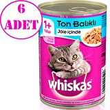 Whiskas Ton Balıklı Kedi Konservesi 400 Gr 6 AD