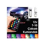 CARUB Ampul12v T-10 Çakarlı Kumandalı  