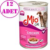 Mio Tavuklu Kedi Konservesi 415 GR 12 AD