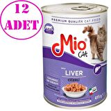 Mio Ciğerli Kedi Konservesi 415 GR 12 AD