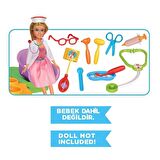 Eğitici Çantalı Linda'nın Doktor Seti - Oyuncak Sırt Çantalı Doktor Aksesuarları
