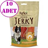 Reflex Chicken Jerky Tavuk Fileto Doğal Köpek Ödülü 80 gr 10 AD