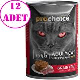 Prochoice Kuzulu Kedi Konservesi Pate 400 Gr 12 AD