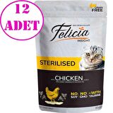 Felicia Yaş Kedi Maması Tahılsız Sterilised Tavuklu 85 gr 12 AD