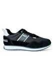 Erkek Günllük Sneaker Spor Ayakkabı SİYAH - BEYAZ