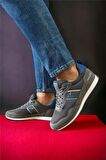 Erkek Günlük Sneaker Spor Ayakkabı FÜME