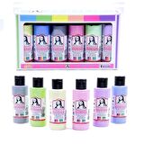 Monalisa Akrilik Boya 6 Renk x 70 ml Pastel Renkler 1 Paket Chalky Acrylic