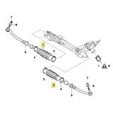 BMW E39 VE E52 FEBİ DİREKSİYON KÖRÜĞÜ OEM NO 32131092876
