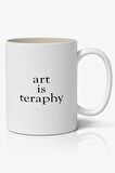 Art is Treaphy Kupa Bardak Baskılı Kahve Kupa Bardak