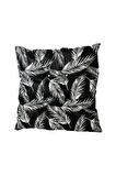 Dekoratif Pofidik Puf Sandalye Minderi Kare 35x35x7 Cm-siyah Tüy(2 Adet)