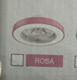 Lights on Led Licht & Ventilatör Pembe Led Işıklı