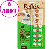 Reflex Ördek Etli Düğümlü Çiğneme Kemiği 8'li 100 Gr 5 AD