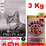 Proplan Delicate Kuzu Etli Kedi Maması Açık 3 Kg