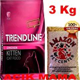 Trendline Tavuklu Yavru Kedi Maması Açık 3 Kg