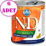 ND Balkabaklı Kuzulu Starter Mini Yavru Köpek Konservesi 285 Gr 6 AD