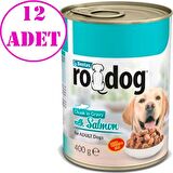 Ro Dog Somonlu Köpek Konservesi 400 Gr 12 AD