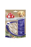8IN1 Delights Burgu Çubuk Köpek Ödül Kemiği Sığır Etli (35li) 190gr